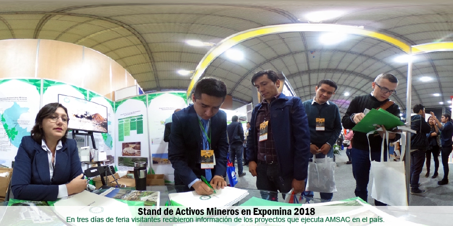 Miles de visitantes recibió Activos Mineros en Expomina 2018