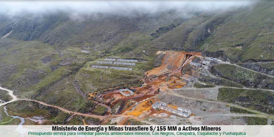 Aprueban transferencia para remediación de pasivos ambientales mineros