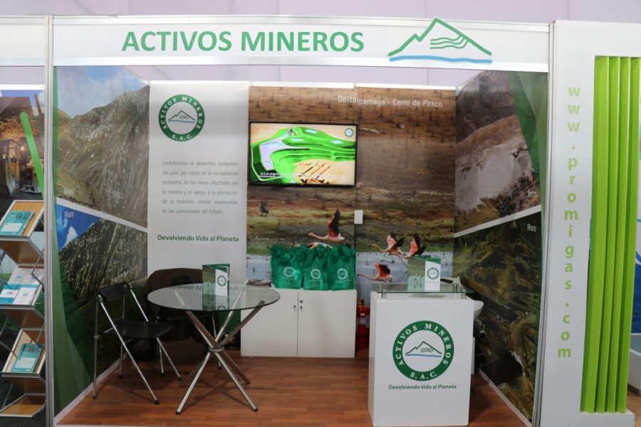 Activos Mineros SAC en Perumin 34