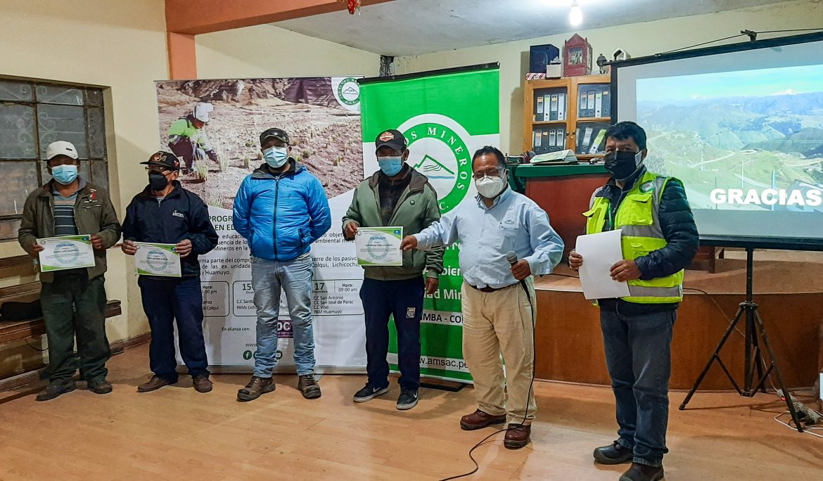Región Lima: Activos Mineros capacitó en educación ambiental a comunidad de Huanza