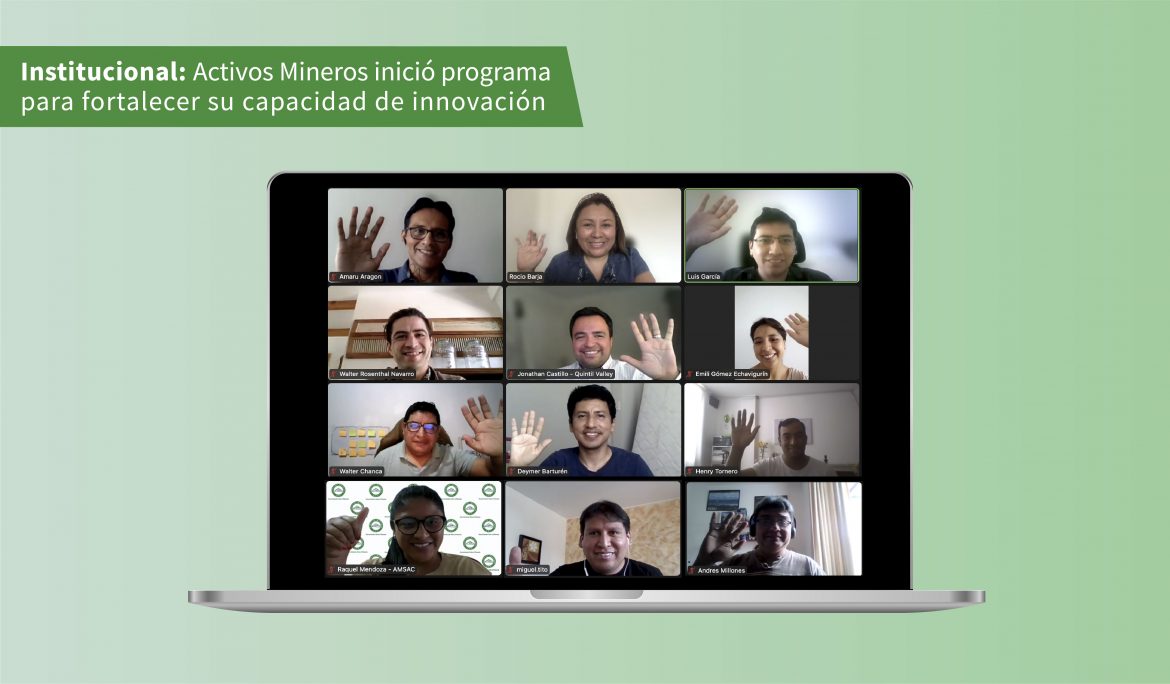 Activos Mineros inició programa para fortalecer su capacidad de innovación