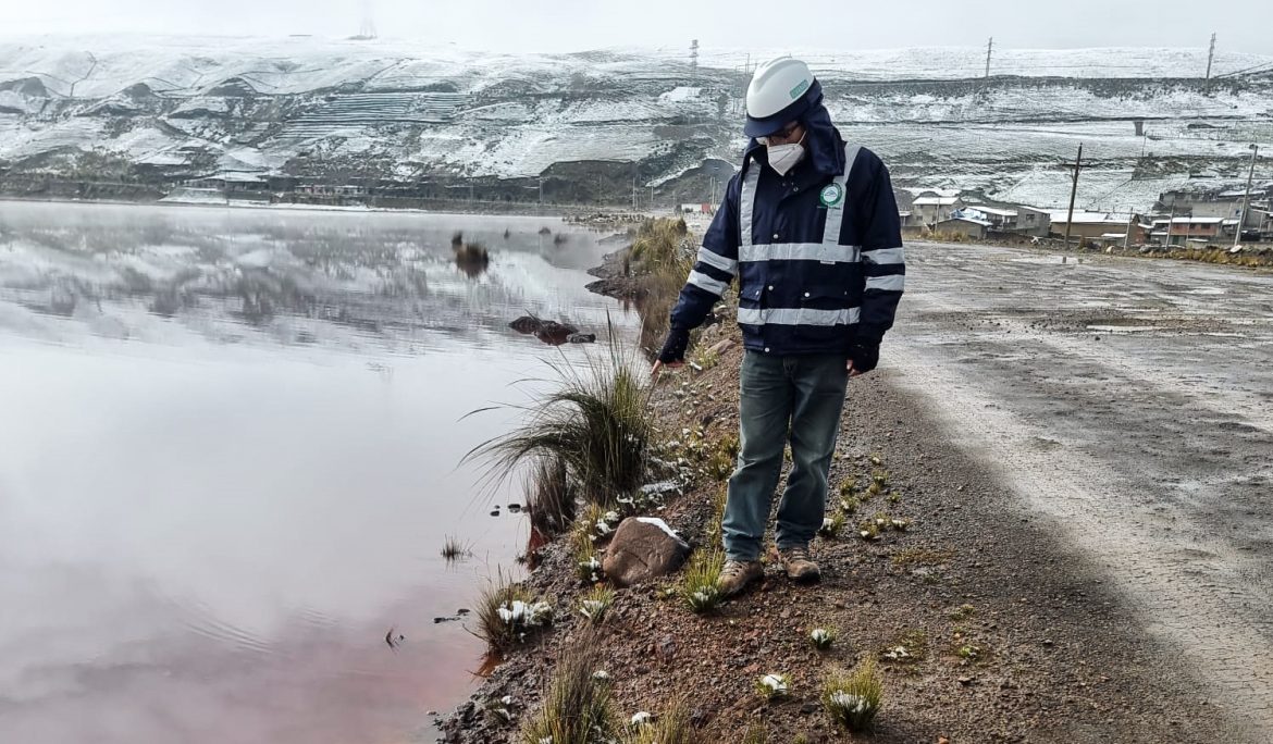 AMSAC: Lluvias y granizadas extremas colocan en riesgo de colapso a relavera Quiulacocha en Pasco