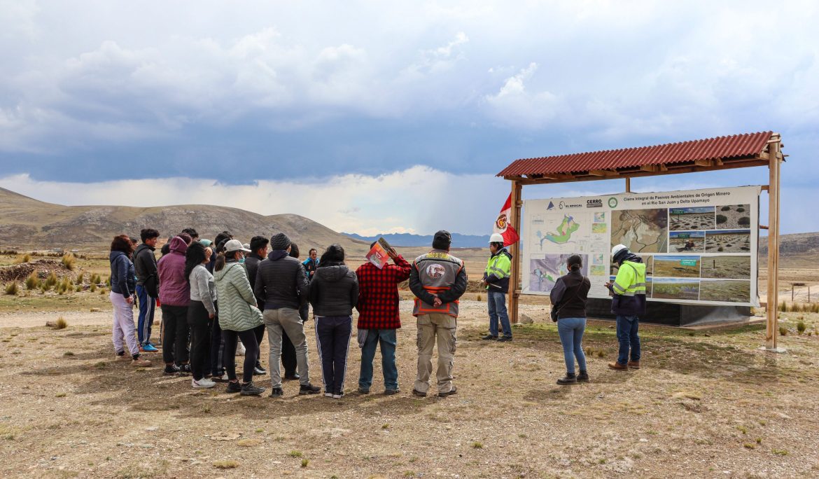 Proyecto de remediación Delta Upamayo a cargo de AMSAC ingresa al circuito turístico geominero de Pasco